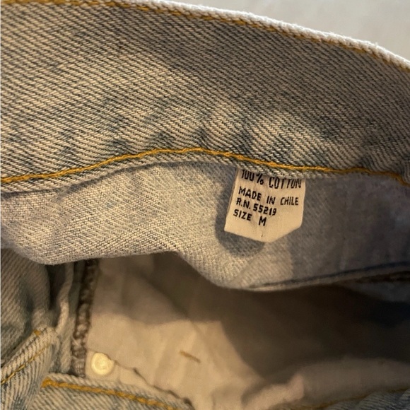 Vintage Mickey By Jerry Leigh Womens Mid Length Jean Shorts Size M Medium Disney - Picture 2 of 5